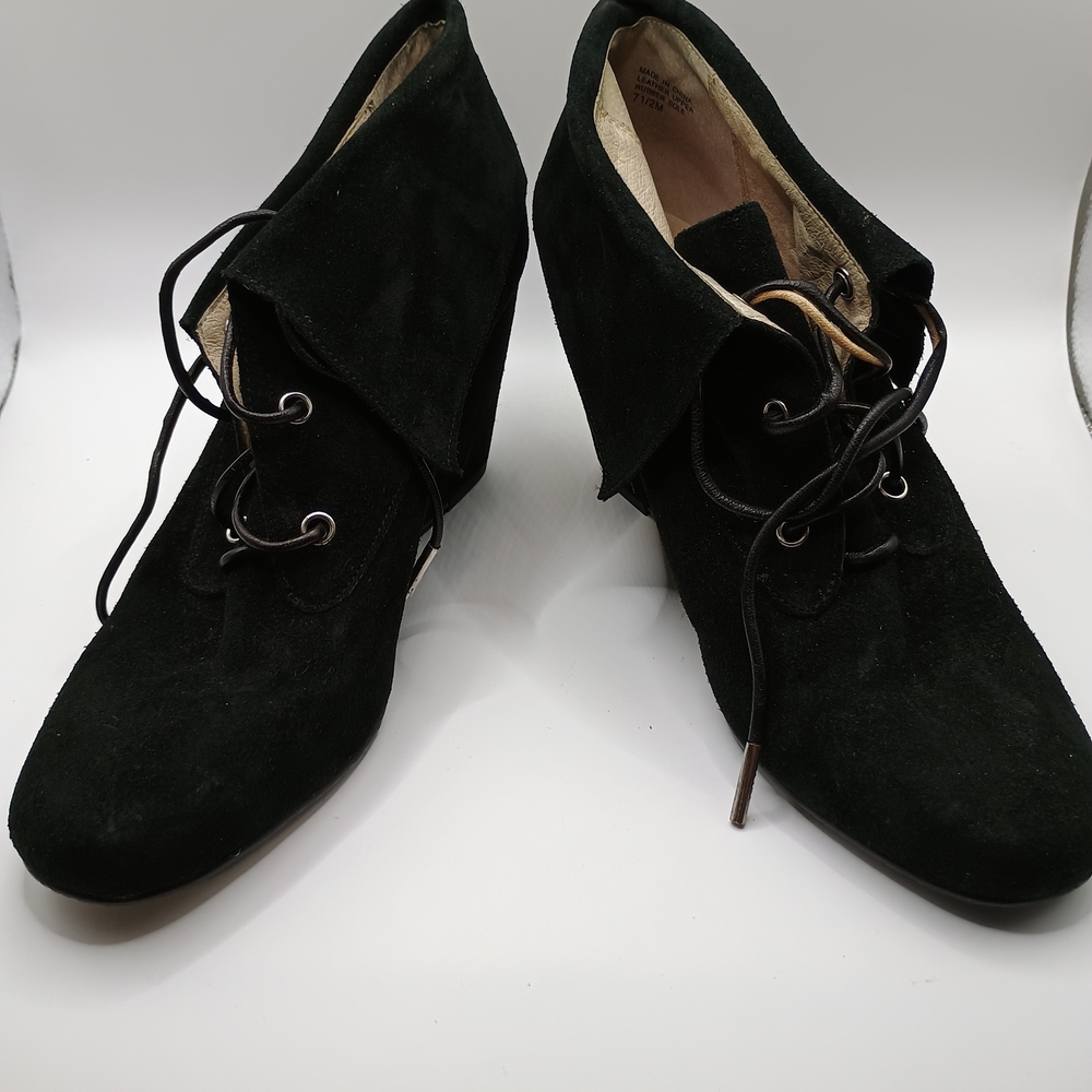 Michael Kors Black Lace Up Boots